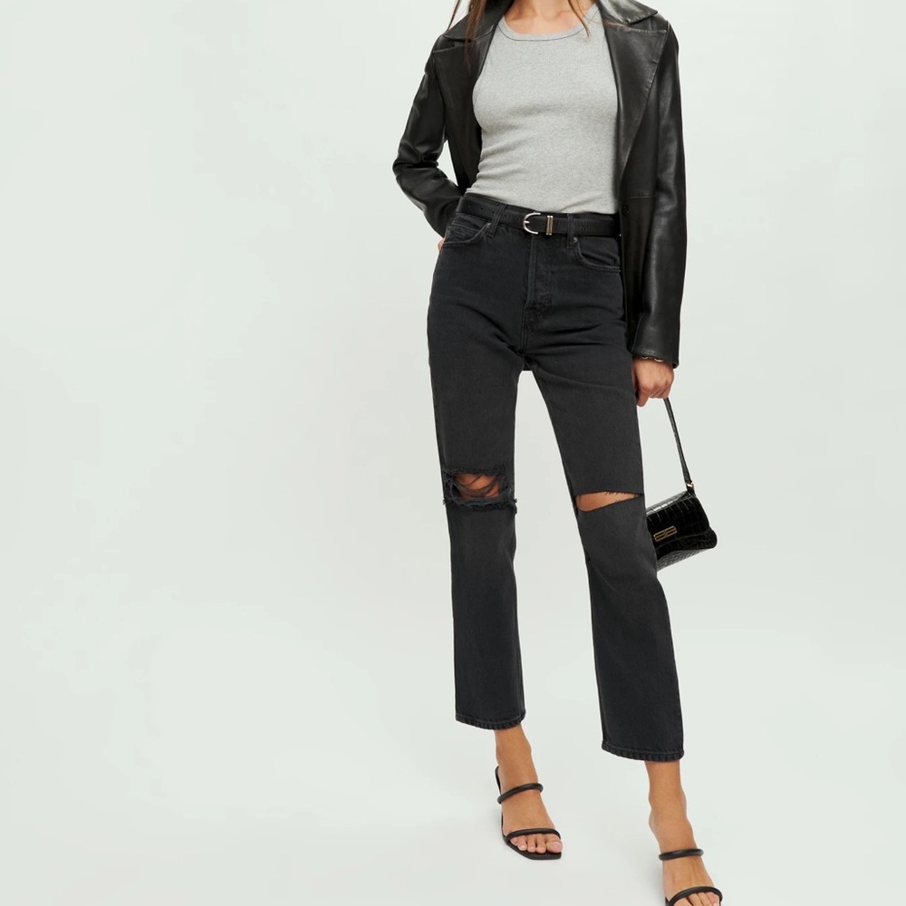 Reformation Cynthia High Rise Straight Jeans